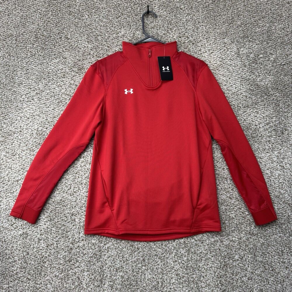Under Armour Red Women’s Quarter-Zip Performance Pullover
